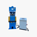 5HP CNC 50-Ton Hydraulic C-Frame Press 15-3/4" Stroke, 220 V, 1,730 RPM, 3-Phase