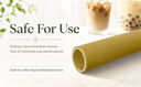 100 Pc Hand Crafted Organic 8" Biodegradable, Reusable Bamboo Drinking Straws