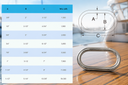 316 Stainless Steel Marine Master Link Welded Formed Boat