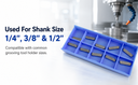 Set of 10 Pcs MGMN200G 2mm Width Carbide Inserts For Grooving and Cut-Off