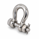 Mil Spec T316 Stainless Steel Bolt Pin Anchor Shackle, Non-Magnetic Drop Forged Marine Rigging Shackle for Boat and Chain