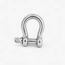 Mil Spec Marine T316 Stainless Steel 1-1/4" Screw Pin Anchor Shackle 14,000 Lbs WLL