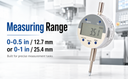 0-1" Digital Electronic Indicator Absolute Gage Gauge Precision Measuring Tool Lug Back