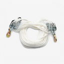 2 Ton Poly Rope Hoist Pulley Block and Tackle,  Manual Puller Rigging System for Engine Lift, Garage & Construction Use