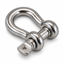Mil Spec T316 Stainless Steel Screw Pin Anchor Shackle, Drop Forged Non-Magnetic Marine Rigging Shackle for Boat and Chain