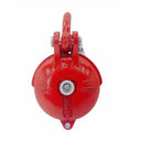 4.5 Ton Bail Snatch Block Hoist Rigging Shackle Wire Rope 5" Pulley