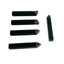 5 PC 1/2" Indexable Carbide Insert Turning Tool Bit Lathe Set