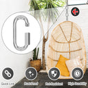 1/4" Stainless Steel 316 Quick Link Shackle Boat Marine 1,200 LBS WLL 20 Pcs