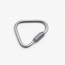 Delta Quick Links 1/8" Stainless Steel T316 Triangle Carabiner 330 Lbs WLL 4 Pcs