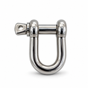 Mil Spec T316 Stainless Steel Forged Load Rated Screw Pin Anchor Shackle, Marine Grade Rigging Shackle for Chain and Cable