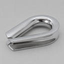 4 Pcs 7/16" Marine T316 Stainless Steel Heavy Duty Wire Rope Thimble, Cable Thimble for Rigging, Shade Sail & Cable Protection