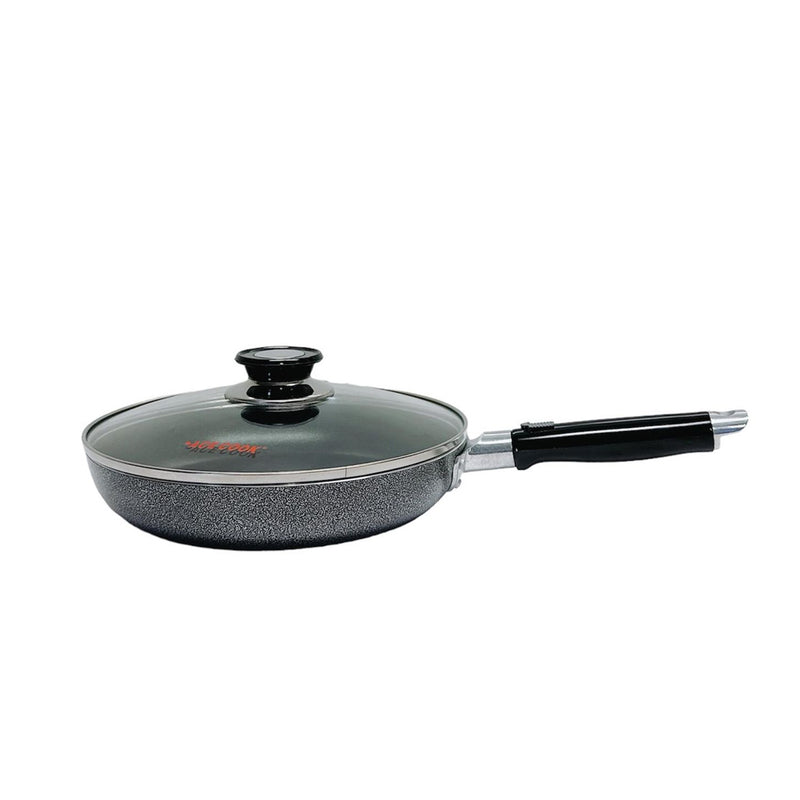 9" Nonstick Fry Pan With Lid Deep Frying Pan with Handle,Skillet,Dishwasher Safe