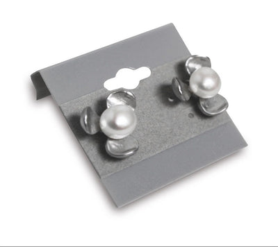 500PC 2" x 2" GREY Plastic Earring Card Display Hang Jewelry Plain Cards Retail Supplies