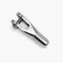 Marine Cable Railing Streamline Fixed Jaw For 3/16" Cable Stainless Steel 4 Pcs