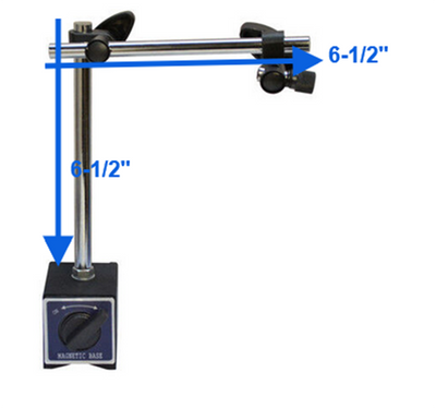 2'' x 2-1/2'' 170 Lbs Cap Standard Magnetic Base Dial Indicator Holder