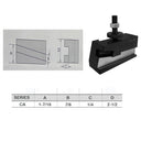 Universal Parting Blade Tool Holder Quick Change Type #7 with Blade Angle (Type OXA, AXA, BXA, CXA, CA)