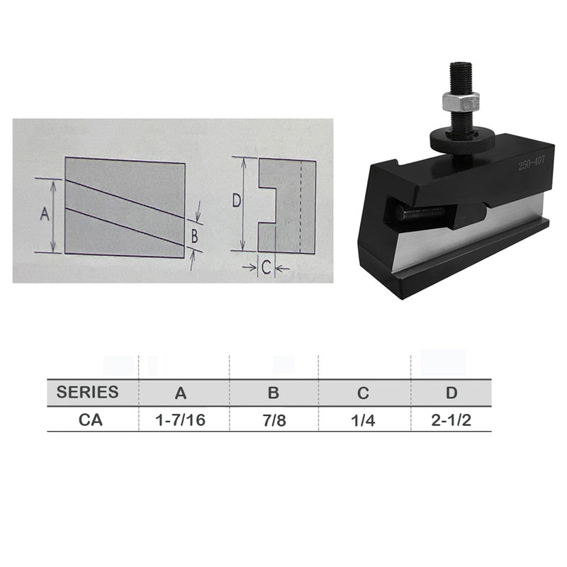 Universal Parting Blade Tool Holder Quick Change Type 