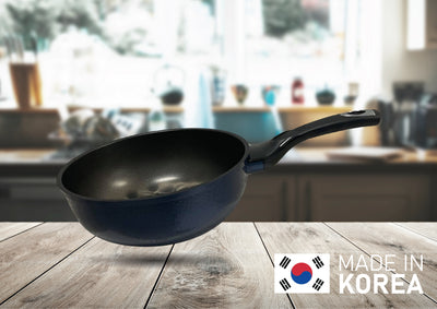 Nonstick 3D Diamond Coating Wok Cookware 9''(22cm) Made in Korea