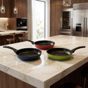 Made in Korea Nonstick 3D Diamond Coating Wok Frying Pan, Cookware Pan for Stir Fry, Sauteing, and Everyday Cooking