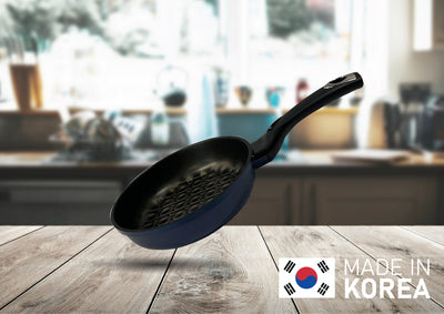 Nonstick 3D Diamond Coating Wok Frying Pan Cookware 8'' (20cm) - MADE IN KOREA