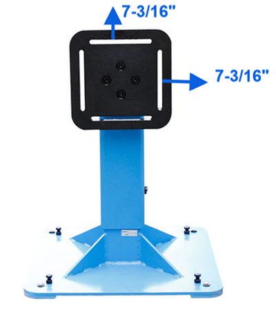 24" x 24" x 28" Pedestal 330/660 LBS Weld Positioner Rotary Table Horizontal Vertical 0-90 Degree