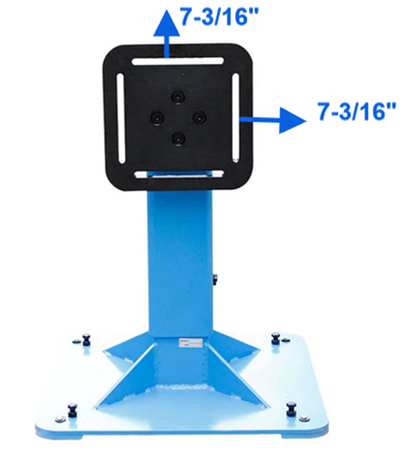 24" x 24" x 28" Pedestal 330/660 LBS Weld Positioner Rotary Table Horizontal Vertical 0-90 Degree