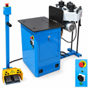 3 Phase 220V 1HP HV Ring Roller Pinch Roll Bender Bending Metal Steel Machine 1-1/4" Tube Pipe
