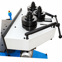 3 Phase 220V 1HP HV Ring Roller Pinch Roll Bender Bending Metal Steel Machine 1-1/4" Tube Pipe