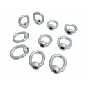 10 Pc 3/8" Hot Dipped Galvanized Eye Nut with 1/2"-13 UNC Tap 2,250 Lbs WLL