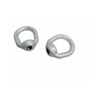 2 Pc 3/8" Hot Dipped Galvanized Eye Nut with 1/2"-13 UNC Tap 2,250 Lbs WLL