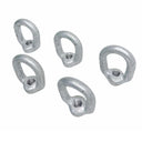 5 Pc Hot Dipped Galvanized 1/2" Eye Nut with 5/8"-11 UNC Tap 3,600 Lbs WLL