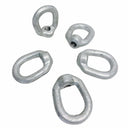 5 Pc Hot Dipped Galvanized 1/2" Eye Nut with 5/8"-11 UNC Tap 3,600 Lbs WLL