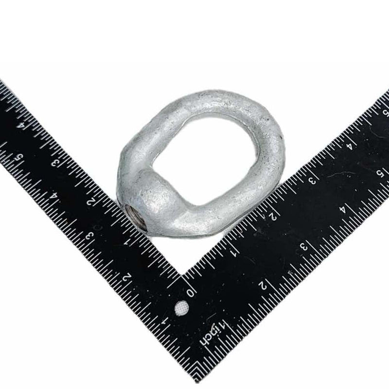 20 Pc Hot Dipped Galvanized 1/2" Eye Nut with 5/8"-11 UNC Tap 3,600 Lbs WLL