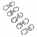 1/4" galvanized eye to eye marine swivel, 850 lbs load capacity