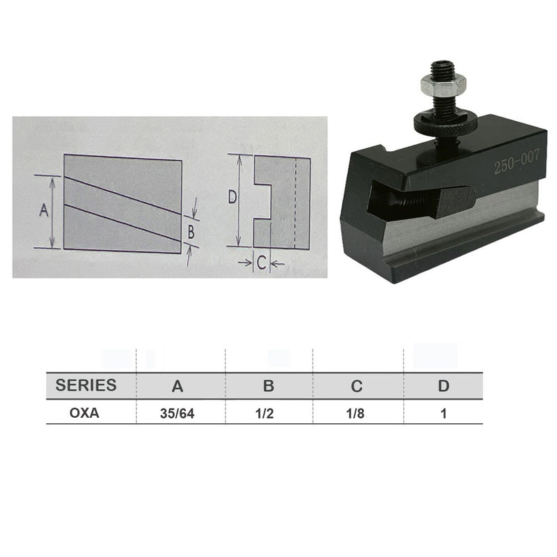 Universal Parting Blade Tool Holder Quick Change Type 