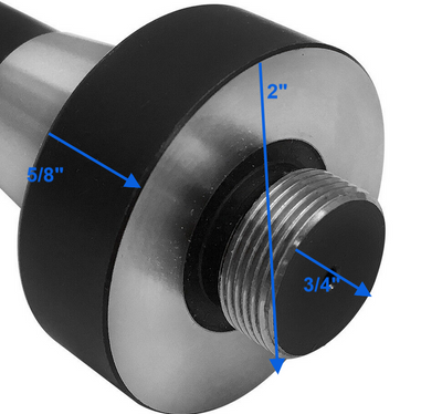 7/8''-20 Threaded Mount R8 Shank Boring Head Taper Shank