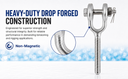 Non-Magnetic T316 Stainless Steel 3/4" Drop Forged Turnbuckle Jaw RIGHT HAND Thread 5,200 Lbs WLL