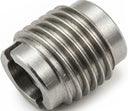 4 Pcs T303 Marine Stainless Steel 1/4"-20 Threaded Lag Insert Screw Threaded Insert
