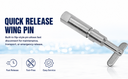 Stainless Steel T316 Marine Swageless Drop Pin For 1/8", 3/16" Cable Wire Boat Rope