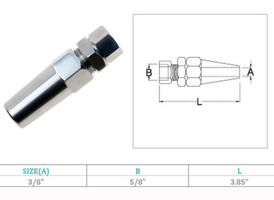 Marine Boat Swageless Receiver Stainless Steel T316