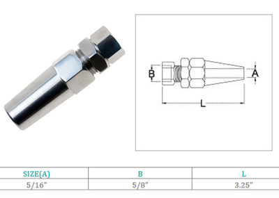 Marine Boat Swageless Receiver Stainless Steel T316