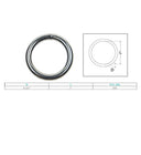 Marine Stainless Steel Round Ring Link Connect Boat Yatch