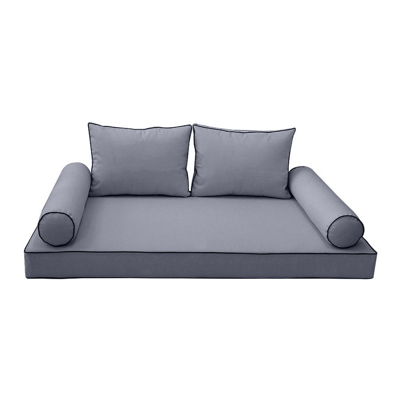 Model-1 QUEEN SIZE Daybed Mattress Bolster Pillow Cushion Outdoor COVER ONLY