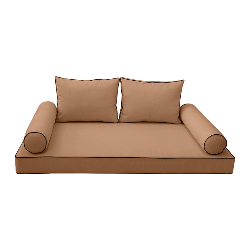 Model-1 QUEEN SIZE Daybed Mattress Bolster Pillow Cushion Outdoor COVER ONLY