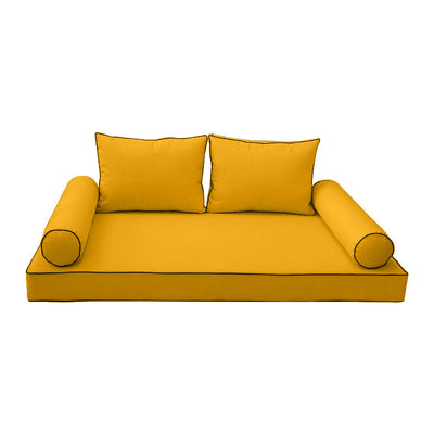 Model-1 QUEEN SIZE Daybed Mattress Bolster Pillow Cushion Outdoor COVER ONLY