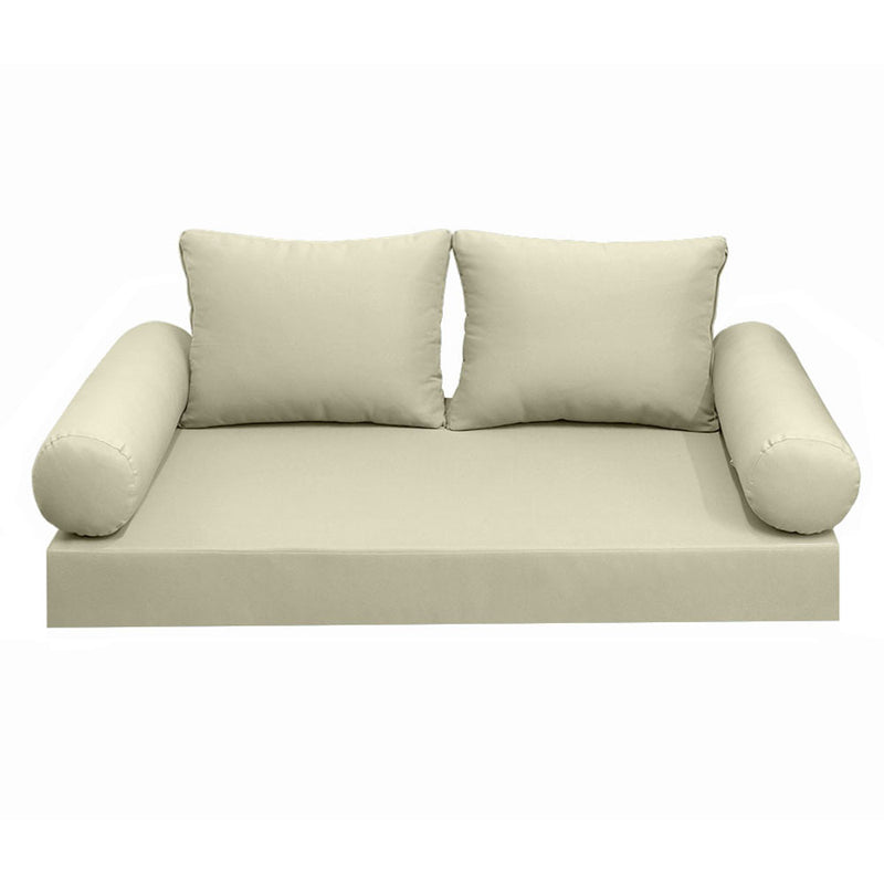 Model-1 QUEEN SIZE Daybed Mattress Bolster Pillow Cushion Outdoor COVER ONLY