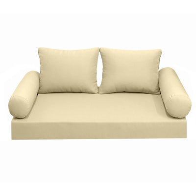 Model-1 QUEEN SIZE Daybed Mattress Bolster Pillow Cushion Outdoor COVER ONLY