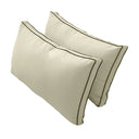 Model-2 QUEEN SIZE Bolster & Back Pillow Cushion Outdoor SLIP COVER ONLY