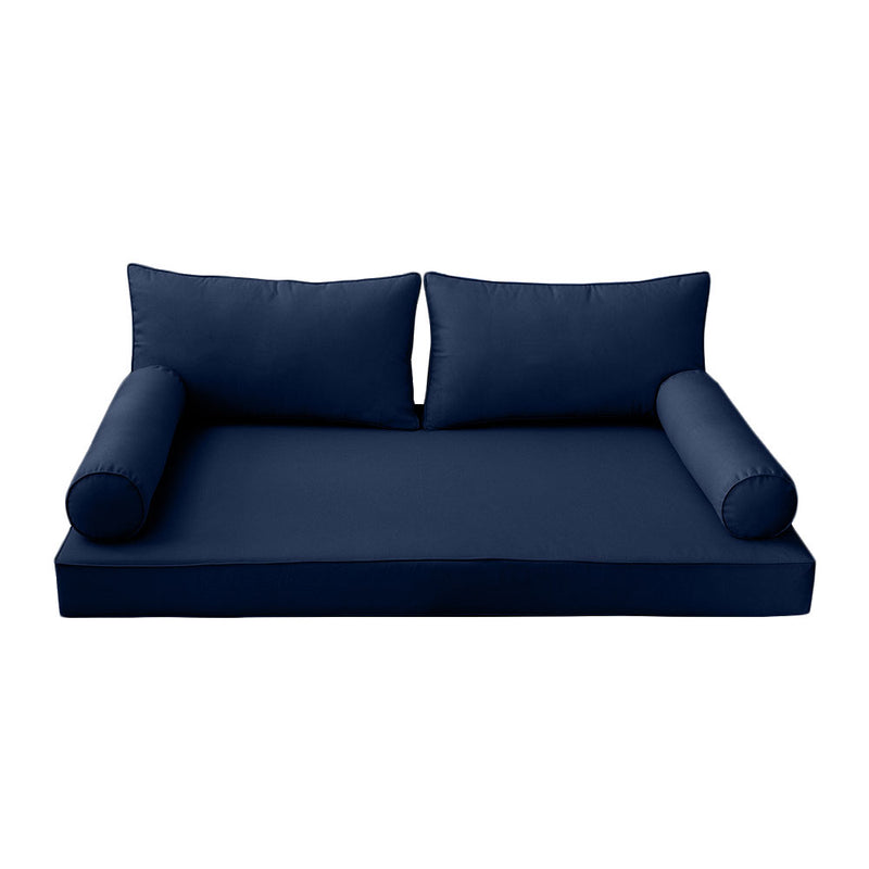 Model-2 QUEEN SIZE Daybed Mattress Bolster Pillow Cushion Outdoor COVER ONLY