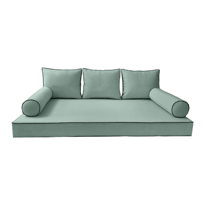 Model-3 QUEEN SIZE Daybed Mattress Bolster Pillow Cushion Outdoor COVER ONLY